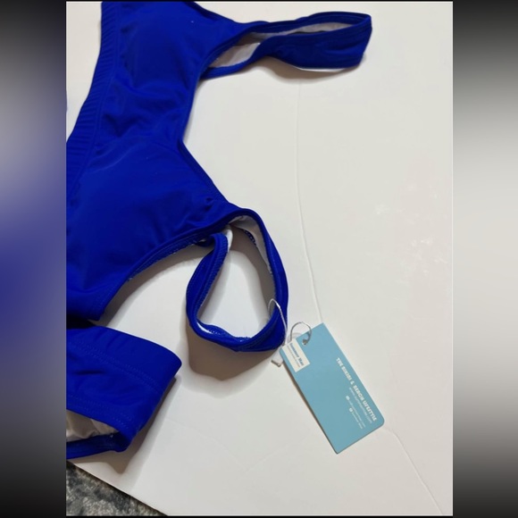 New with tags electric blue two piece bikini Summer Mae size large - Picture 4 of 5